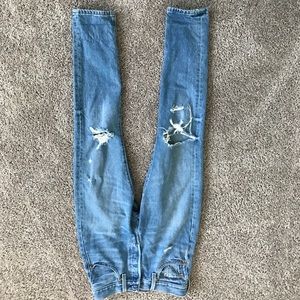 High waist Levi jeans